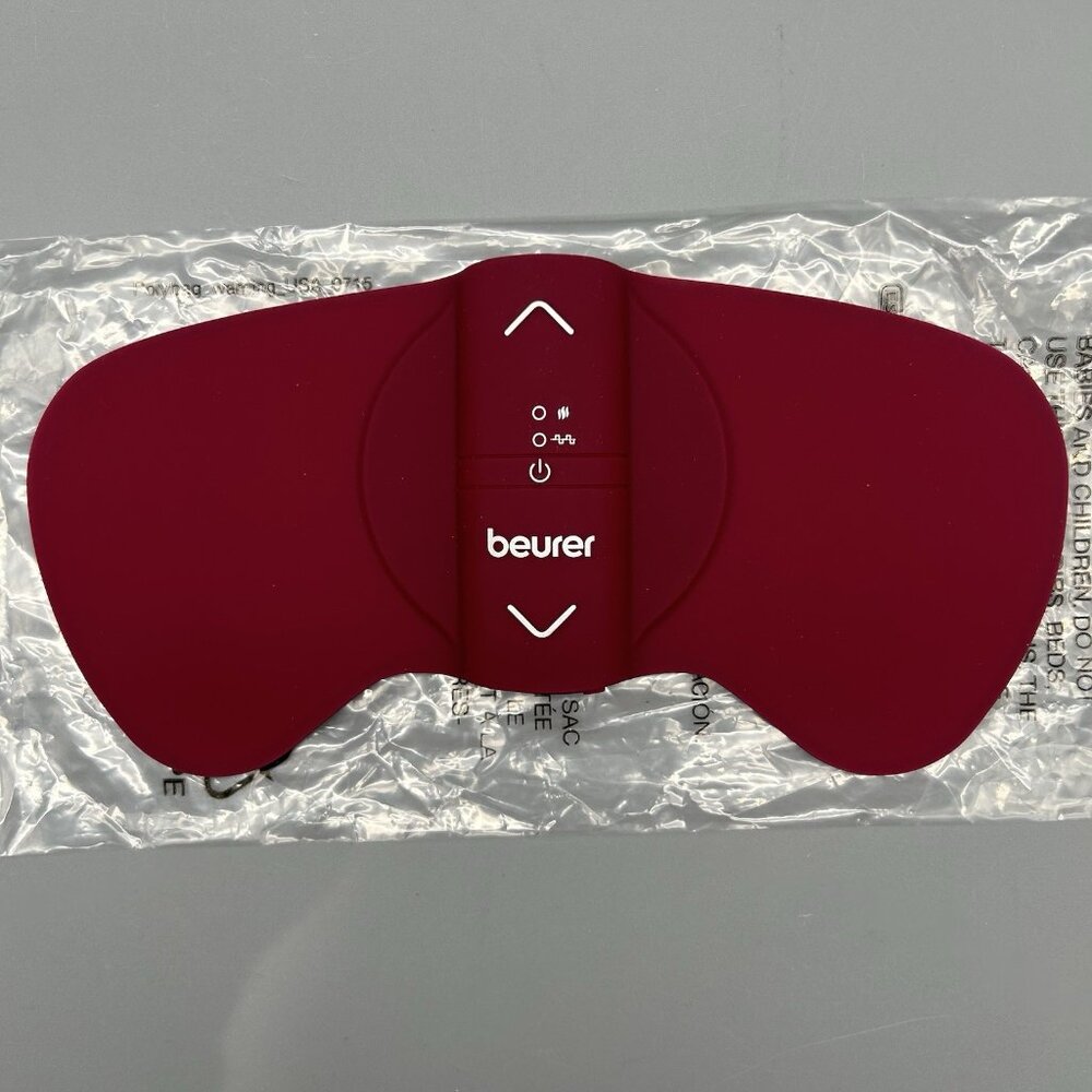 Beurer EM50 TENS, 1 Unit and Heating Pad - Portable Period Cramps Pain Relief